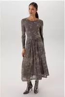Aniston SELECTED Midikleid in florale Ausbrenner-Optik und Mesh-Qualit&auml;t - NEUE