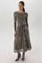 Aniston Midi dress in floral burnout look and mesh quality (69271227) taupe/helltaupe