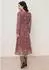 Tamaris Hoodie Strickkleid mit Kapuze, Feinstrick (48038800) burgunder/melone