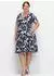 Sheego Abendkleid (59503135) marine-gemustert