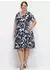 Sheego Abendkleid (59503135) marine-gemustert
