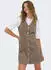 Only ONLMOXIE S/L BUT CORD DRESS Cordkleid Regular Fit (15325091) fossil