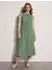 Apricot Midi Dress with Crochet Lace and Smocking (63689408) grün