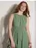 Apricot Midi Dress with Crochet Lace and Smocking (63689408) grün
