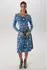Aniston Jerseykleid mit gerafftem Taillenbund (32094160) royalblau/schwarz/weiß