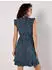 Apricot Painted Banana Leaf Kleid (88848926) navy