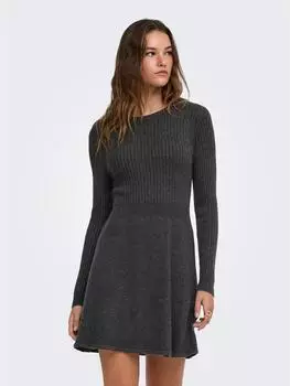 Only ONLFIA Kleid (81867201) dark grey melange