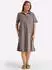 Sheego Leinenkleid A-Linien-Kleid (57227453) dunkeltaupe