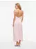 Vila Ravenna Satin-Midikleid mit Spaghettiträger (14085601) pastellpink