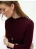 Tommy Hilfiger Slim 5x2 Rib Mix Midi Dress Slim Fit (WW0WW51726) weinrot