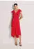 Madeleine Chiffonkleid mit Schlangenmuster (94390159) rot/weiß