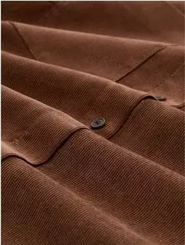 Tom Tailor Cordkleid mit Eingriffstaschen braun