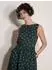 Apricot Midi Dress with Polka-Dot Pattern grün