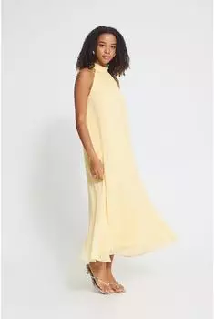 ICHI IHALISSO Midi Dress (64617232) pale banana