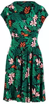 blutsgeschwister La Vie est Belle en Été Kleid (001261-331-2147-XS) dreaming under palm leaf
