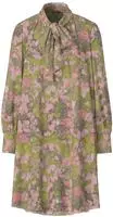 Blusenkleid JOOP "Danja", Damen, Gr. 38, N-Gr, Langarm, Web, bunt (gr&uuml;n rosa