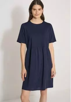 Cecil Summer Dress in Solid Color (72114033) urban dunkelblau