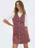 Only ONLMOXIE S/L BUT CORD DRESS Cordkleid Regular Fit (15325091) rose braun/pink