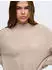 Only ONLPRINCESS LS HIGHNECK DRESS KNT Strickkleid Regular Fit (14479826) mocha meringue detail:melange