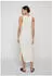 Urban Classics Ladies Midi Rib Knit Crossed Back Dress (TB8276) beige