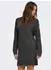 Only ONLPRINCESS LS HIGHNECK DRESS KNT Strickkleid Regular Fit (44084500) dark grey melange