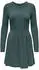 Only ONLFIA LS FIT FLARE ONEC DRESS CS KNT Strickkleid Regular Fit (65913463) balsam grün detail:with melange