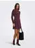 Only ONLFIA LS FIT FLARE ONEC DRESS CS KNT Strickkleid Regular Fit (31189315) weinrot