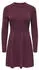 Only ONLFIA LS FIT FLARE ONEC DRESS CS KNT Strickkleid Regular Fit (31189315) weinrot