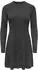 Only ONLFIA LS FIT FLARE ONEC DRESS CS KNT Strickkleid Regular Fit (81867201) dunkelgrau melange
