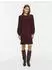 Vila VINIKOLINA O-NECK L/S KNIT DRESS NOOS Strickkleid Regular Fit (14118778) port royale/detail melange