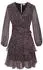 Lascana Strickkleid / Druckkleid mit Leomuster und Bindeband braun (animal print)