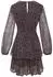 Lascana Strickkleid / Druckkleid mit Leomuster und Bindeband braun (animal print)