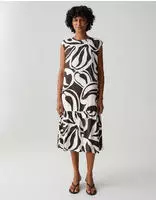Opus Printkleid Wicyla lush Braun 38 female