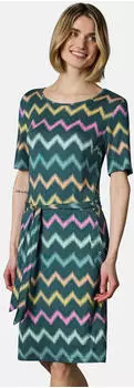 Ragwear Crupi Print Midikleid mit Taillenband (89212513) schwarz