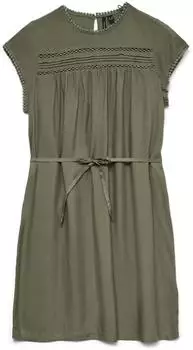 Vero Moda VMDEBBIE PLEAT SL SHORT Kleid Minikleid (19583668) laurel wreath
