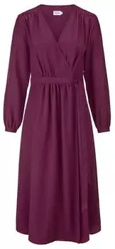 hessnatur Midi Regular Kleid aus reiner TENCEL™ Lyocell (581986944) fuchsia