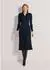 Madeleine Strickkleid mit Plissee & Taillenband (60596603600360) marine