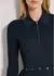 Madeleine Strickkleid mit Plissee & Taillenband (60596603600360) marine