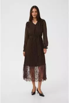 Culture CUwiona Midi Kleid (16318515) coffee bean