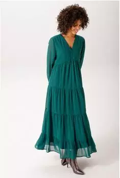 Aniston Maxikleid mit Batik-Druck (34690265) smaragdgrün