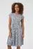Kaffe KAbella Midi Dress (58165558) blue fog w. coffee bean flower