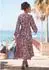 Lascana Maxikleid mit Blümchenprint und V-Ausschnitt (85902423) bunt