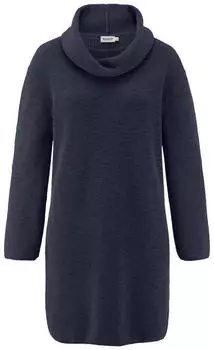 hessnatur Strickkleid Relaxed marine