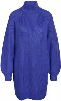 Noisy May NMTIMMY Strickkleid Relaxed Fit royalblau
