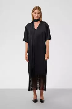 Soaked in Luxury SLVerona Midi Dress (51253304) schwarz