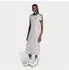 Adidas 3 Stripes Slim Midi-Kleid medium grey heather/night indigo