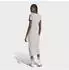 Adidas 3 Stripes Slim Midi-Kleid medium grey heather/night indigo