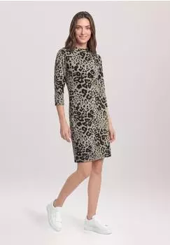 Betty Barclay Wickelkleid mit 3/4 Arm (62193813) beige/grau