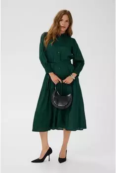 Kaffe KAemine Midi Dress ponderosa pine