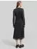 Tom Tailor Denim Midi Mesh Kleid mit Glitzer-Effekt (1048607) schwarz